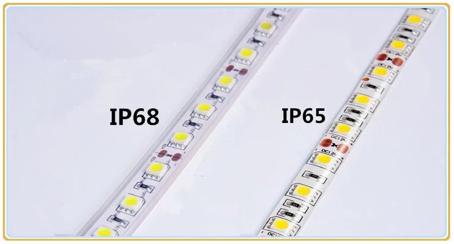 Светодиодный 5 М 5050 SMD патч-полосы светильник предпочтительный проект DC 12 В белый/теплый белый/красный/зеленый/синий IP30/IP65/IP68 аквариум водонепроницаемый