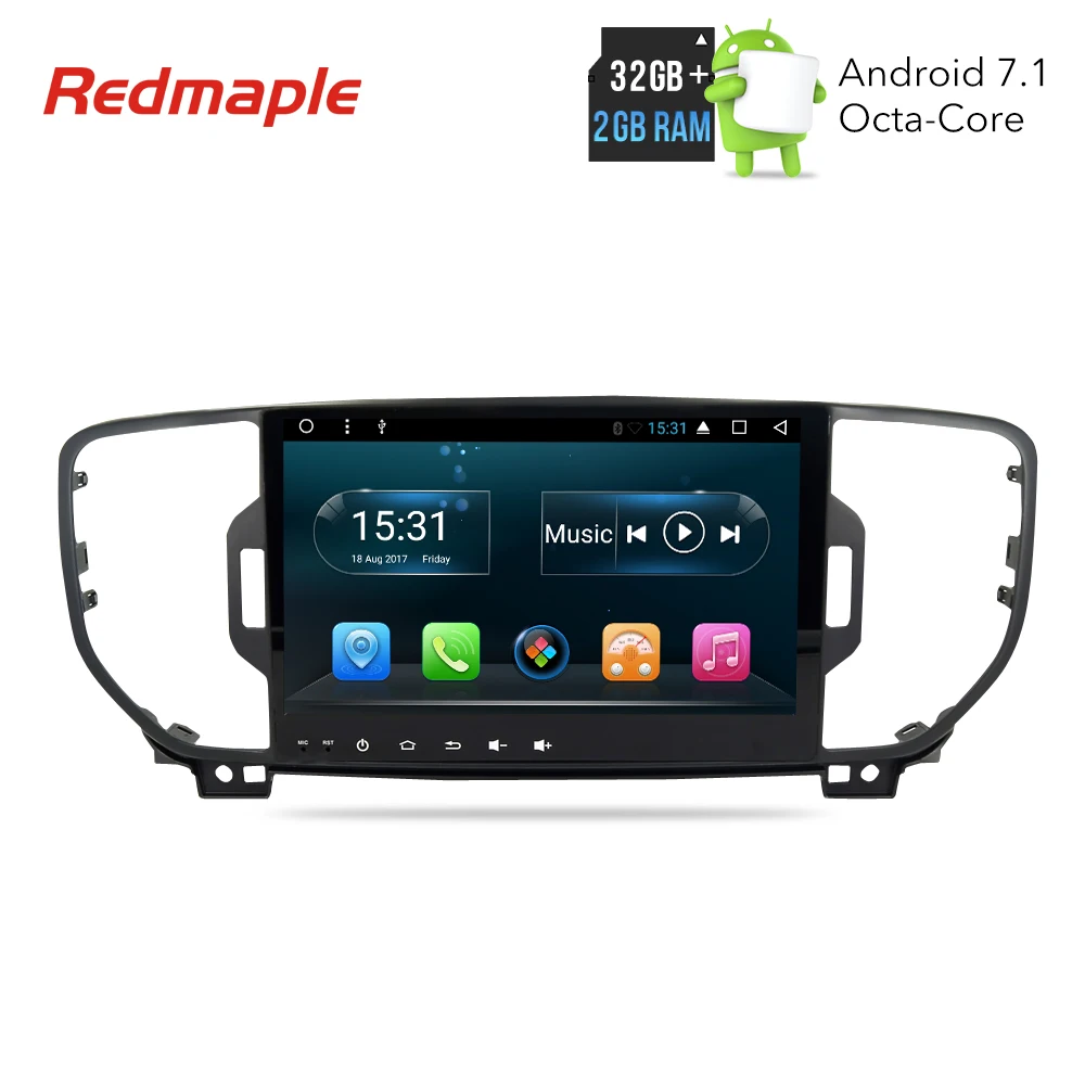 9 Octa Core Android7 1 Car Radio GPS Navigation font b Multimedia b font Player Stereo
