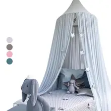 

Children's Kids Bed Canopy Curtain Hanging Mosquito Nets For Adult Beds Mosquitera Princess Girls Room Decor Nordic Dossel S3