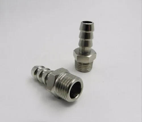 

tube size 12mm-1/4 PT thread pneumatic male straight brass hose barbed fittings