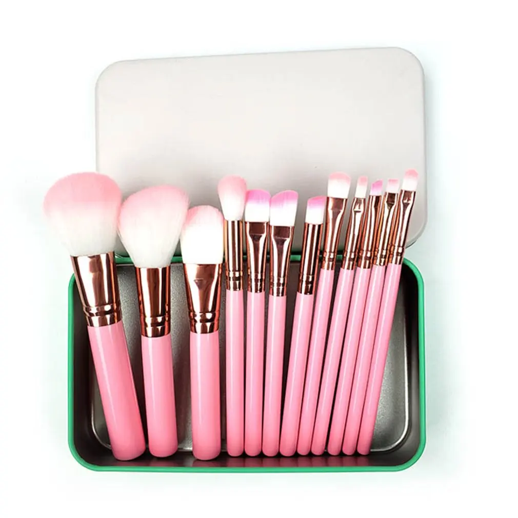 

12Pcs/set Professional Eyes Makeup Brushes Set Eyebrow Eyeliner Blending Powder Smudge Brush