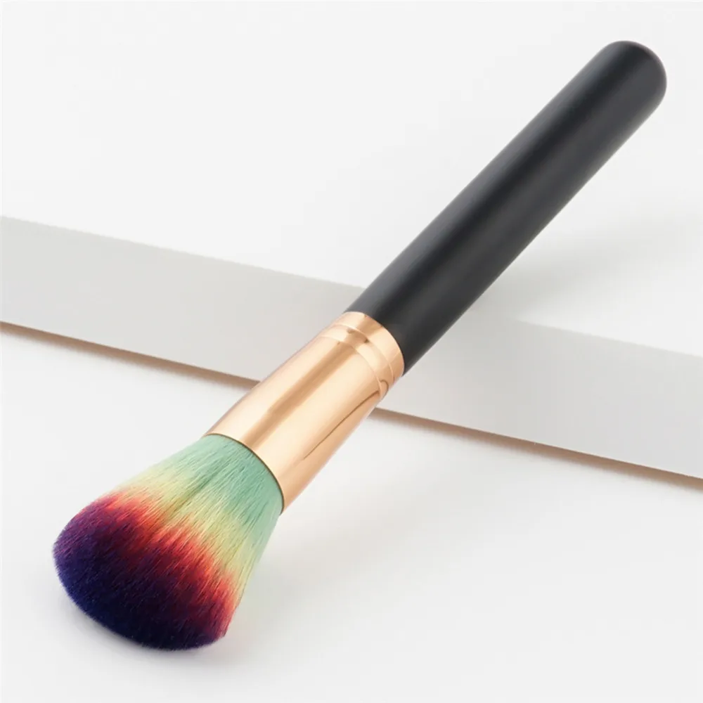 Professional Foundation Loose Powder Makeup Brush Wooden Handle Face