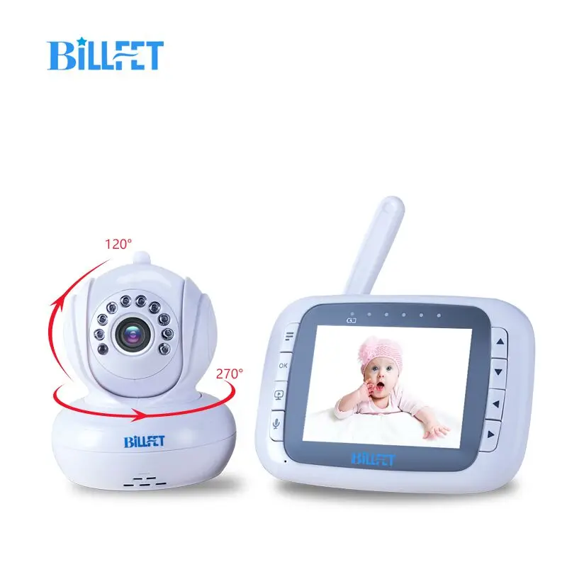 BILLFET JLT-8035 2.4 ГГц Беспроводные Baby Sleep Monitor Цифровой Видео Няня 2-полосная Связи