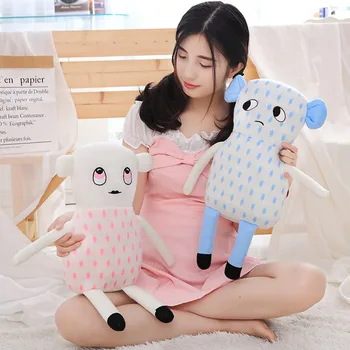 

48 cm Soft Baby Doll Plush Toy Stuffed Adorable Bebe Doll for Baby Sleeping Bed Doll Fashion Lovely Birthday Gift for Kids