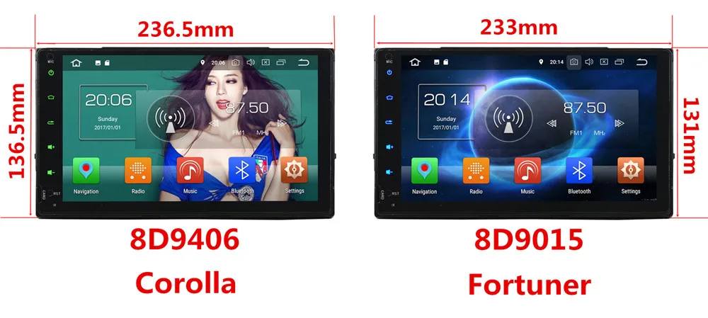 Clearance KLYDE 9" IPS 4G Android 8 Octa Core 4GB RAM 32GB ROM Car DVD Player Stereo For Toyota Corolla Auris Fortuner Vios 2016 2017 2018 0