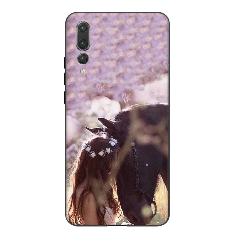 Силиконовый чехол для мобильного телефона Desxz с принтом животного лошади Huawei Honor