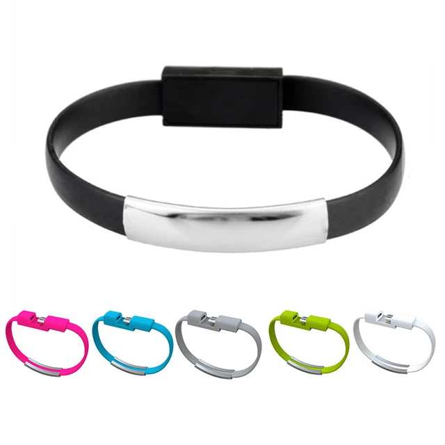 1 X Colorful Mini Micro Usb Bracelet Charger Data Charging Cable 1 X Colorful Mini Micro Usb Bracelet Charger Data Charging Cable Sync Cord For Android Phone