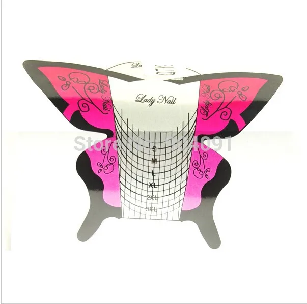 Forma de Arte do Prego Fabricante de Forma de Unha Atacado Novo Auto-adesivo Pçs - Borboleta Profissional. Wt014 2022 300 9 Beleza e saúde