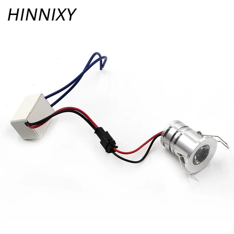 Hinnixy LED серебристый IP44 Водонепроницаемый мини Точечный светильник 110 В 220 в 3 Вт