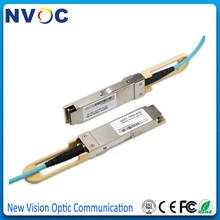 100G QSFP28 100G-AOC-15M 15M(45ft) OM3 AOC активный оптический кабель, совместимый с QSFP28-100G-AOC-15M 100G QSFP28 активный оптический кабель