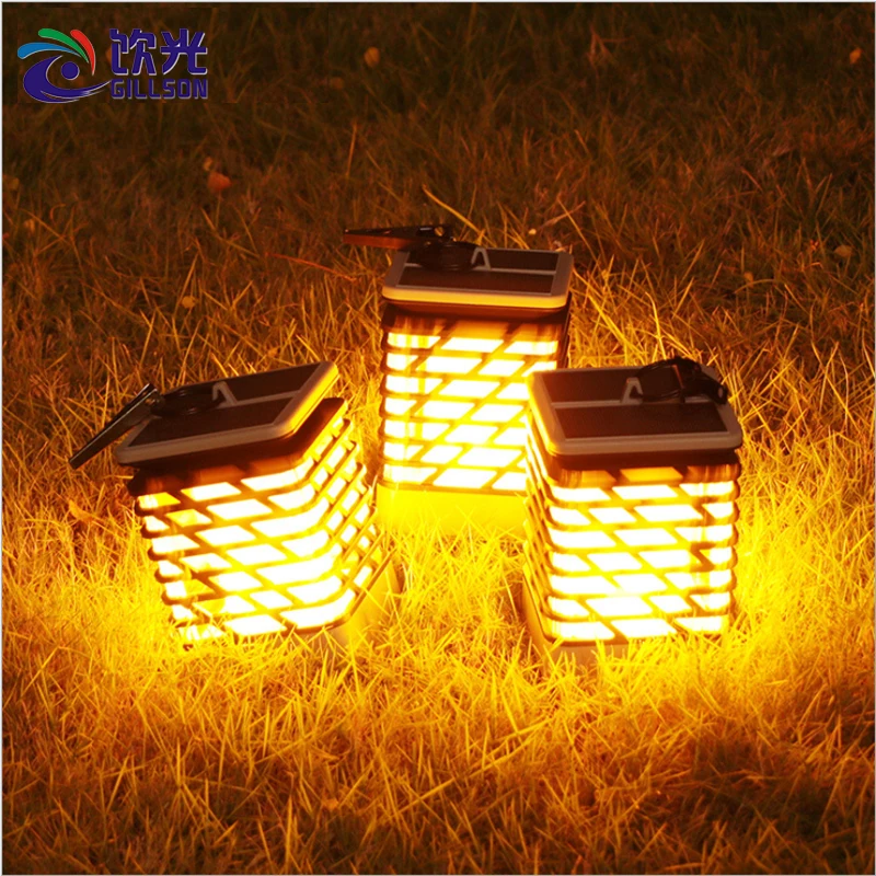 

Waterproof LED Solar Garden Light Flame Torch Flickering Lamp Outdoor Lantern Landscape Yard Path Decorate Atmosphere Lighting
