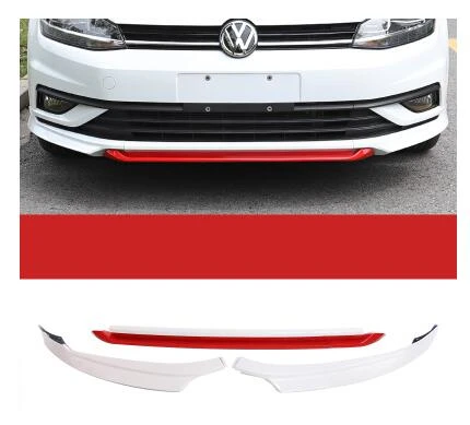 Для Volkswagen Golf 7 Body kit спойлер- для Golf EC ABS задний спойлер передний бампер диффузор защитные бамперы - Цвет: Белый