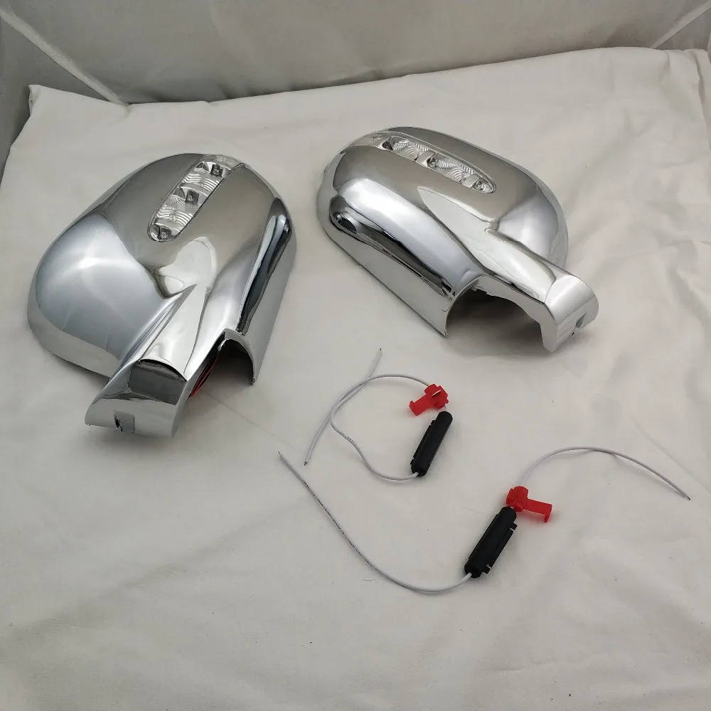 For Mercedes-Benz M-Class W163 ML 1997-2005 2PCS ABS Chrome plateddoor Rearview door mirror covers  - 33007968944