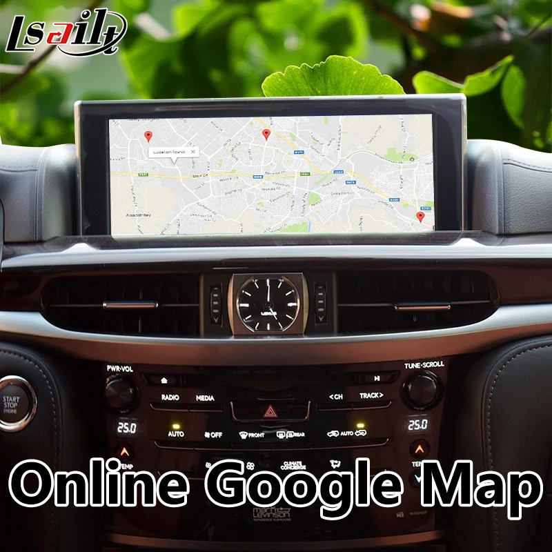 Lsailt Android 7,1 gps навигационная коробка видео интерфейс для Lexus LX570 2013- с Iphone/Android Auto carplay dongle