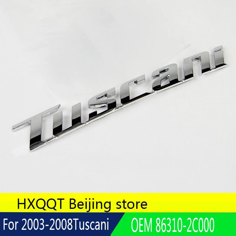 OEM 86310-2C000 863102C000 86310 2C000 задняя табличка идентификация Tuscani надпись Эмблема для 2003-2008 hyundai Tuscani