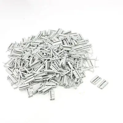 

200 Pcs 2 Rows 20 Pin IDC Socket Connector Male Header 2.2mm FC-20P Light Gray