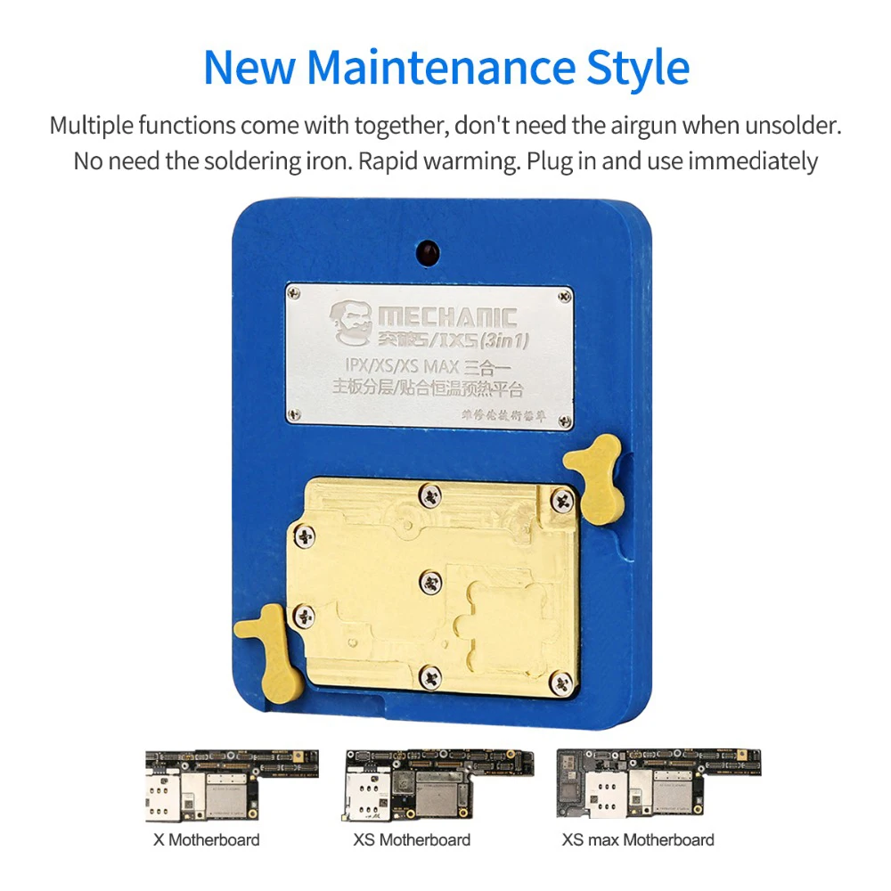 MECHANIC IX5 Thermostat Remove Welding Platform Desoldering Rework Station Heater For IPhone X XS MAX Mainboard Separate Bonding