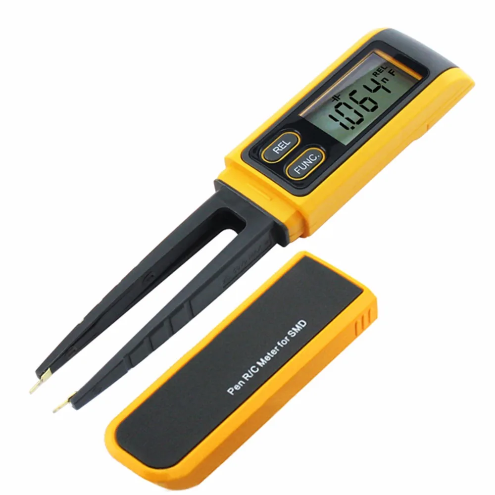 New Multimeter Meter SMD Tweezers Capacitance Resistance Diode Test Tester Pen 