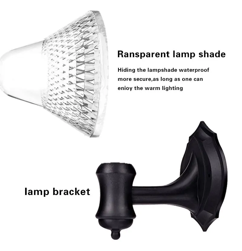 Lâmpada de Parede Luzes de Rua Energia ao ar Livre à Prova Transctego Solar Jardim Leds Luz Led Sensor Dwaterproof Água Luminaria Bateria Lâmpadas 32 16 China sensor wall lamp Suppliers