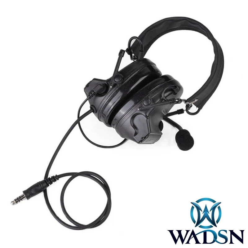 

WADSN Tactical Aviation headset Comtac ii Softair Headsets Noise Canceling Hunting Headphone paintball airsoft Earphone WZ041