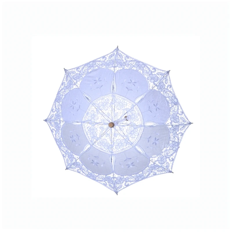 Ручной работы зонты для свадьбы подружки невесты украшения кружева Рождество декоративный зонтик - Цвет: A1