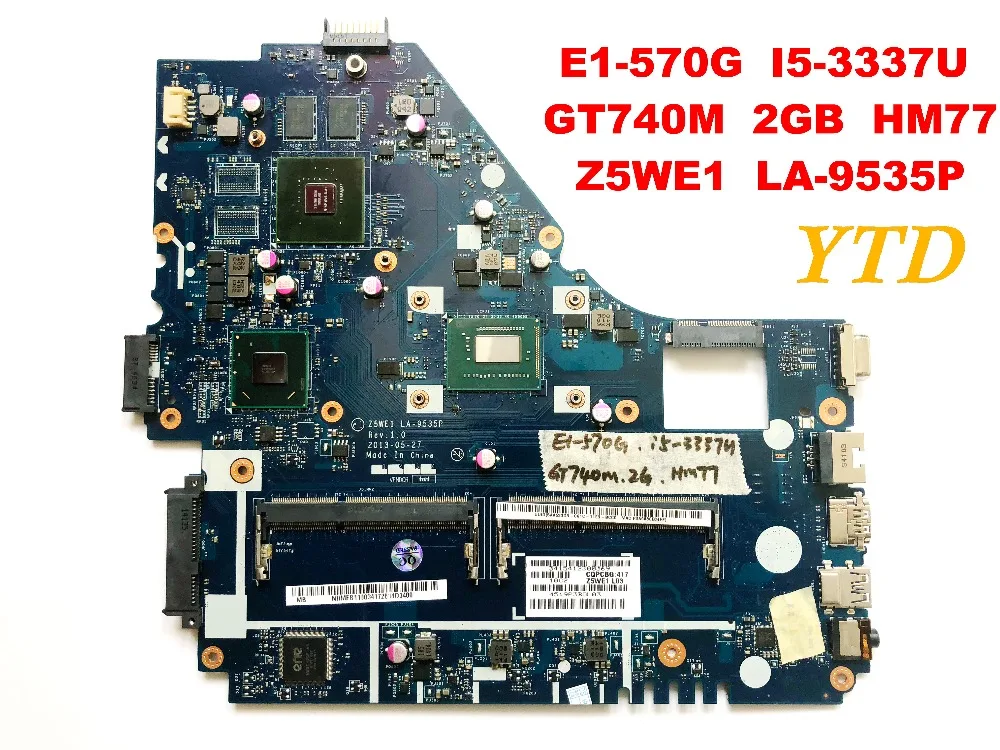 Original for font b ACER b font E1 570G NV570P laptop motherboard E1 570G I5 3337U