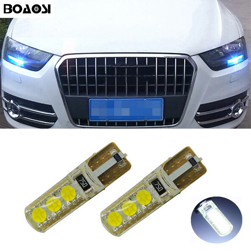 BOAOSI 2x T10 W5W LED Parking Lights Sidelight No Error for AUDI A2 A3