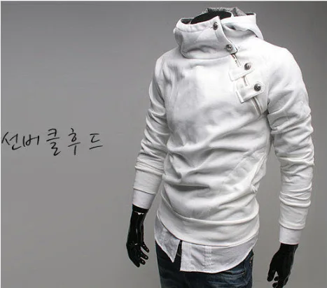 

2018new foreign trade, spring and autumn men's wear, Korean version, zipper, metal buckle, fleece, thickened hat, Sweatshirt.