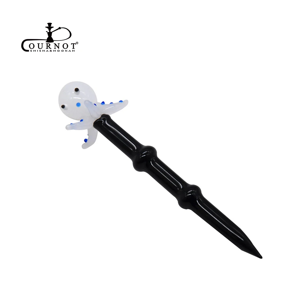 

COURNOT Premium Quartz Carb Cap Dabber Wax Dad Tool 4.6 Inch Quartz Handle Carb Cap for Quartz Banger Glass Smoking Water Pipe