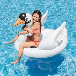 Egoes Inflatable Kids Swan Ride on Swimming Pool Play 57557