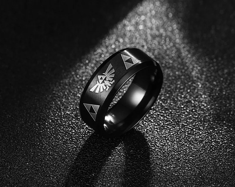 Мужское кольцо из нержавеющей стали шириной 8 мм в стиле панк|fashion rings|ring fashionring