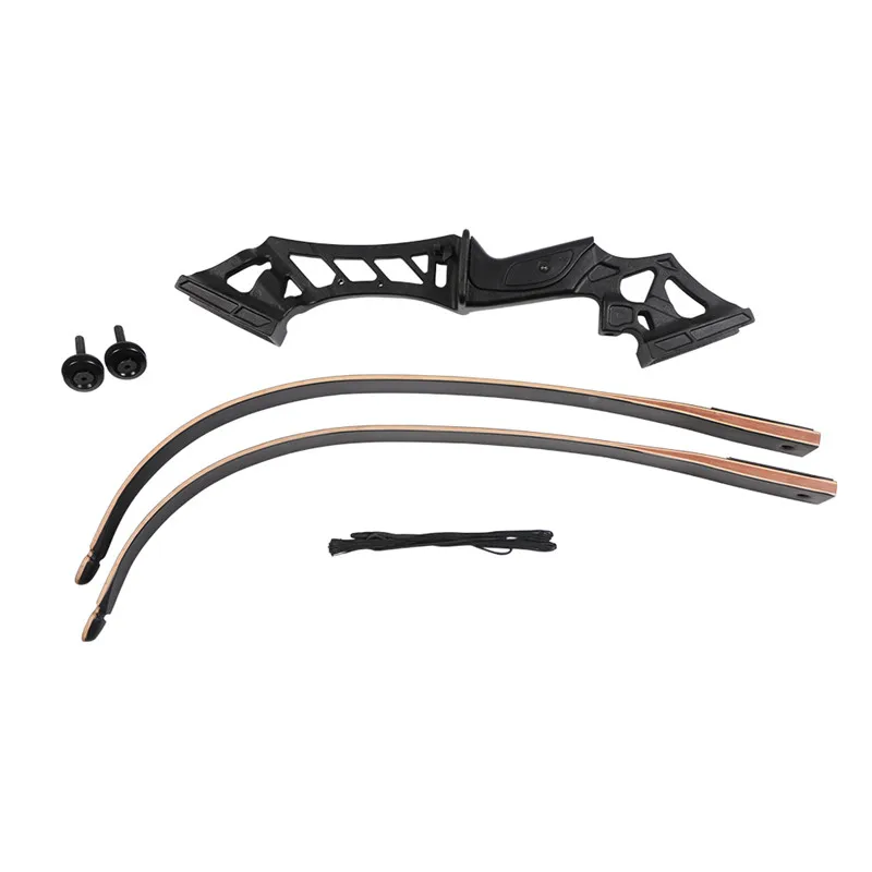 Tiro com Arco com Bowstring Tiro ao ar Polegada Arco Recurvo Caça Alvo Derrubar Exclusivo Esportes Livre 60 30-50lbs 11 Esporte e Lazer