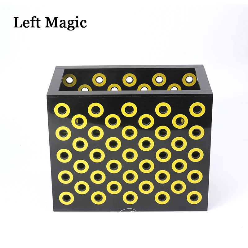 

Super Black Box Mysterious Box Stage Magic Tricks Box Props Illusion Professional Magician Magic Gimmick Mentalism Street
