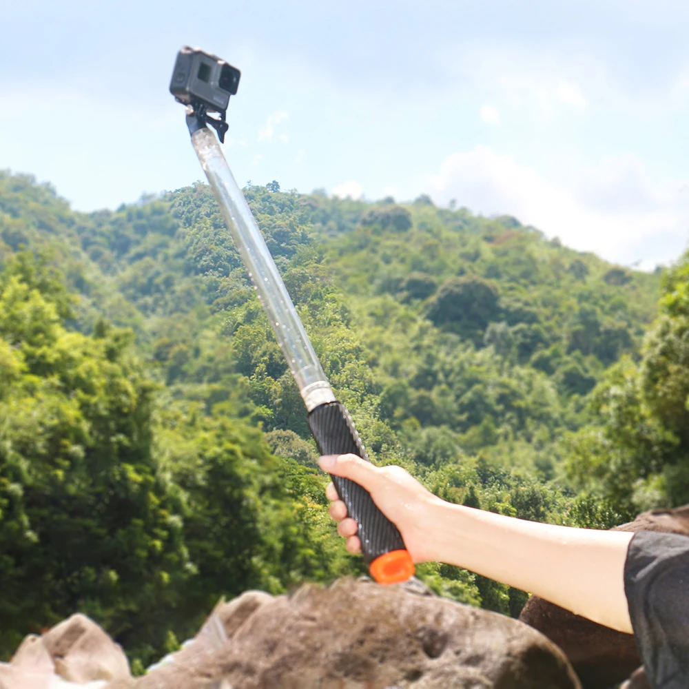 Selfie stick Buoyant rod for Gopro6 Floating Floaty Handheld Stick tripod 22-89cm For Go Pro Hero 6 5 4 for Yi mi Nikon 4K SJCAM-2