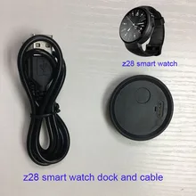 Оригинальное качество z28 smart watch Смарт-часы-телефон наручные часы магнит док-станция для зарядки зарядное устройство power bank