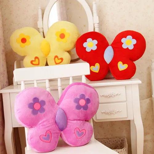 Freeshipping butterfly plush toy butterfly pillow cushion cute pillow