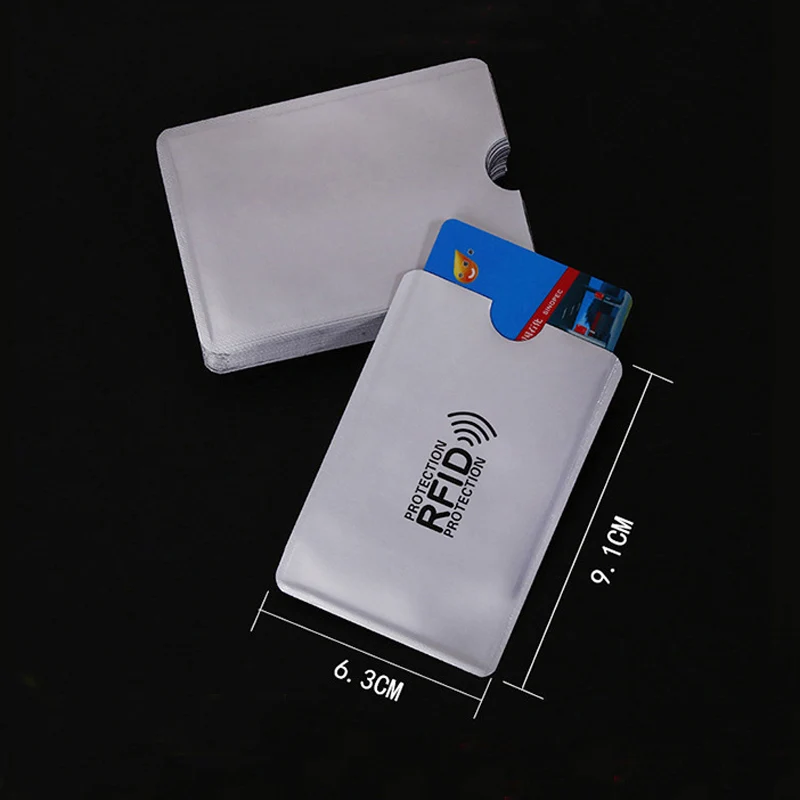 5 шт. анти Rfid держатель для карт блокирующий считыватель удостоверения личности