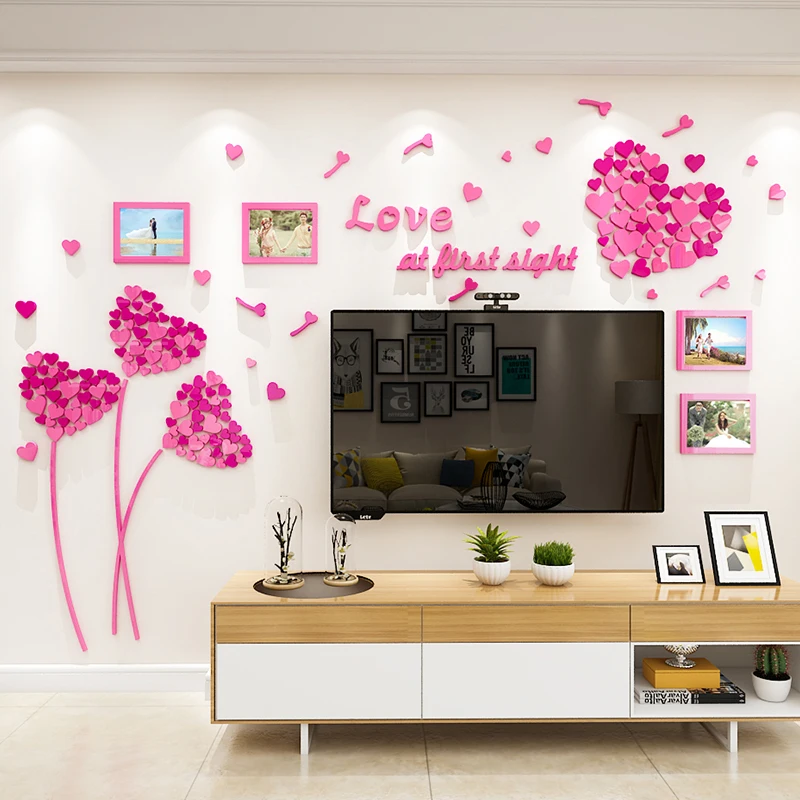 Мульти синий кит в форме рыбы DIY дизайн акриловая Настенная Наклейка для