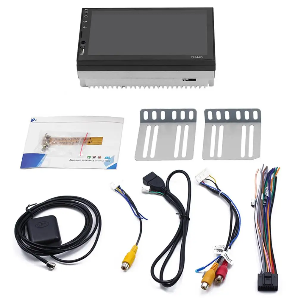 

Car Android 7.1 System Navigation Bluetooth MP5 Player GPS Touch Screen Card Machine DVD Navigation Machine 7784ad 7" Player