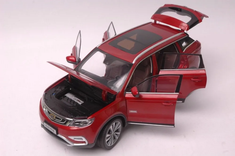 1:18 литая модель для Geely Boyue SUV Emgrand GT Proton X7 игрушечная машинка миниатюрная Коллекция подарков китайский бренд GX7