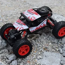 Электрический Радиоуправляемый автомобиль 4WD рок сканеры 2,4 ГГц альпинистский автомобиль 4x4 двойные двигатели Bigfoot автомобиль дистанционное управление Модель внедорожный автомобиль игрушка