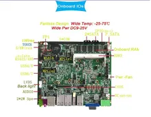 Новый core I5 CPU 3.5 »безвентиляторный материнская плата с 2 ГБ Оперативной Памяти и 6com (PCM3-QM77)