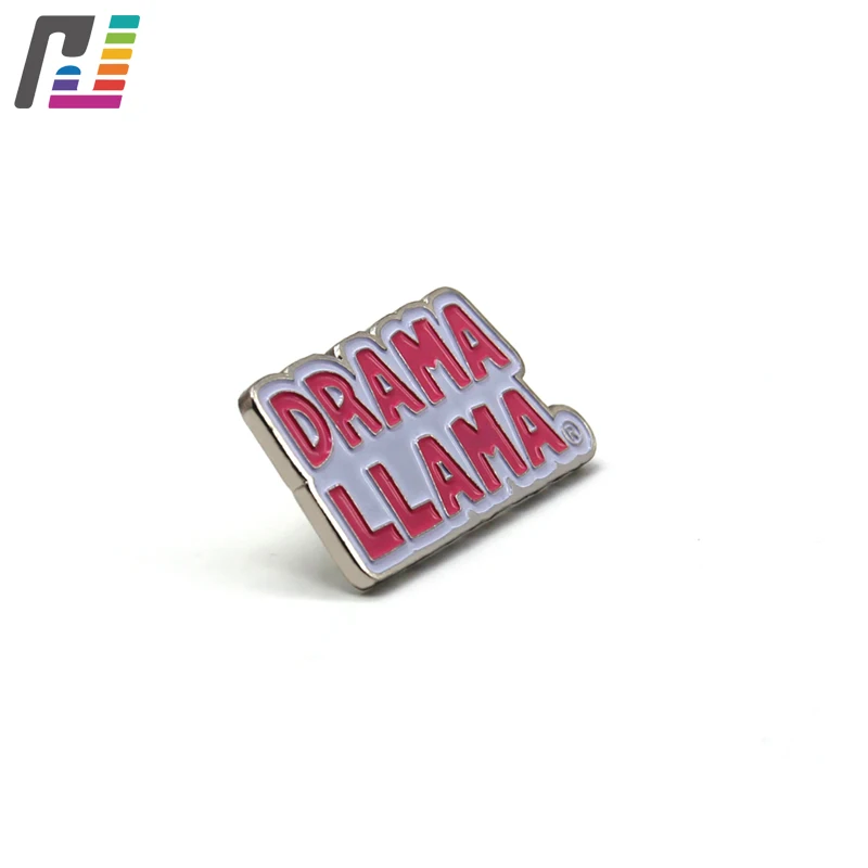 Пользовательские оптовые красочные мягкая эмаль Pin Драмы Ламы 1 5 дюймов|enamel