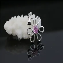 Fashion Brand Jewelry Lotus Flower Pendant Accessories collar 925 Sterling Silver Women Necklace&Pendant