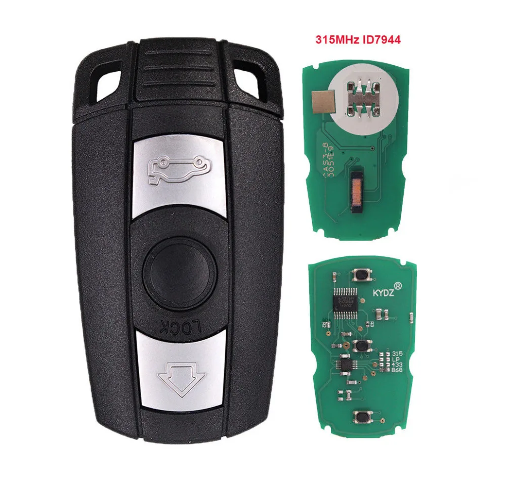 

KEYECU KYDZ Replacement Remote Key Fob 315LP/433MHZ/315MHZ/868MHZ for BMW 5 Series 525 528 530 550 545 550 06-11