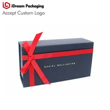 I dream упаковка на заказ Золото горячего тиснения логотип Красная лента магнитная бумажная коробка# макияж# Косметика# ювелирные изделия
