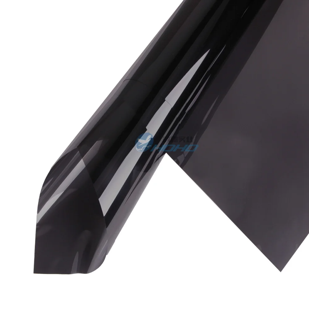 

1.52mx20m Dark Black Heat Insulation Window Film Privacy and UV Protection Car Solar Tint Film N-05
