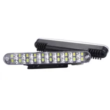 Kongyide Auto Luce 2 Pcs 2×30 LED DRL Accendere Le Luci di Marcia Corsa e Jogging Lampadine Lampade Bianco dropship f27