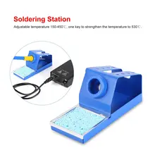 72 Вт электрическая железная паяльная станция пайка SMD сварочный инструмент Регулируемая температура паяльная телефон планшет ремонт