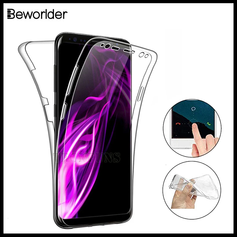 Мягкий чехол для samsung Galaxy S10 S10e S10Plus силиконовый передняя + задняя защитная крышка